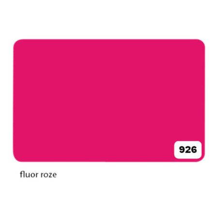 Folia Paper - Schaufensterkarton Folia 1-seitig 48x68cm 380gr Nr926 Fluorrosa