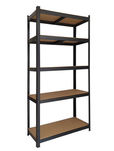 Brasq - Shelving unit 5 plates 90x40x180cm SU175 max 875 KG black