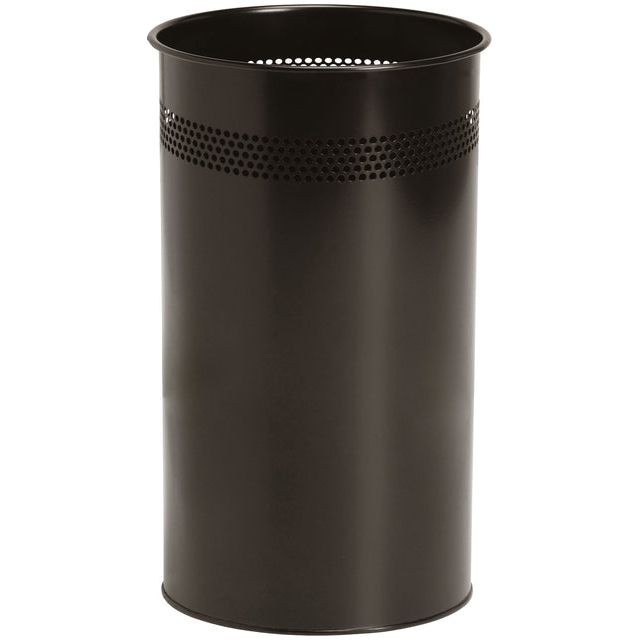 Brasq - Paper Bin Brasq 21 litres en acier inoxydable noir | 1 pièce