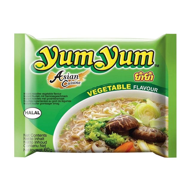 Yum yum - Nudeln Gemüse 60gr | Upoot ein 30 -teiliges x 60 Gramm