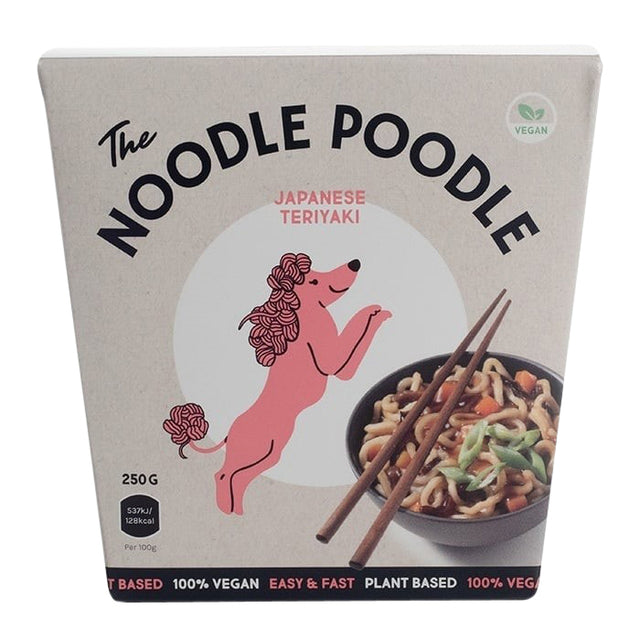 The Noodle Poodle - Nouilles Teriyaki japonaise 250gr | Pièce de 250 grammes | 8 pièces