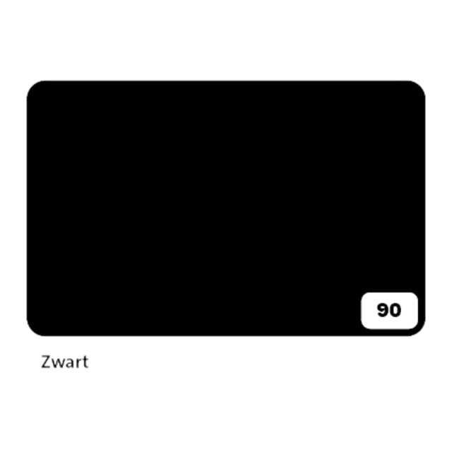 Folia Paper - Cartone ondulato Folia E-golf 50x70cm 250gr nr90 nero | 10 pezzi