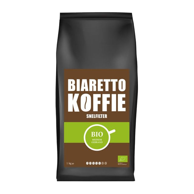 Biaretto - Koffie biaretto snelfiltermaling biologisch