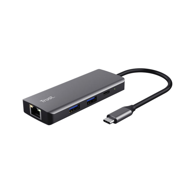 Trust -  Adapter dalyx 6-in-1 usb-c multipoort