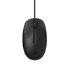 HP - Ratón 128 láser con cable negro