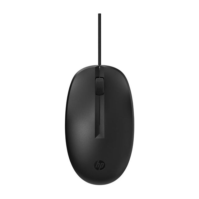 HP - Mouse HP 125 Wired Black | 1 pièce