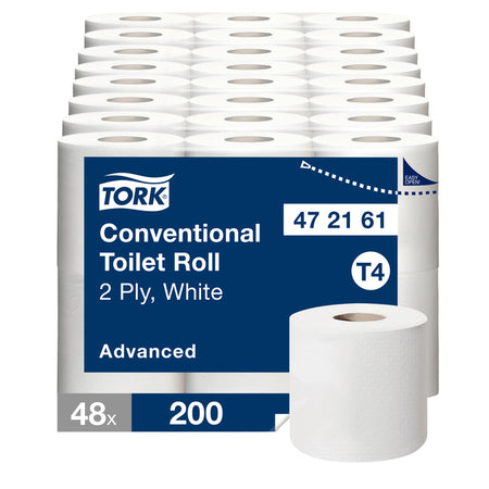 Tork -  Toiletpapier t4 advanced 2laags 200 vel wit