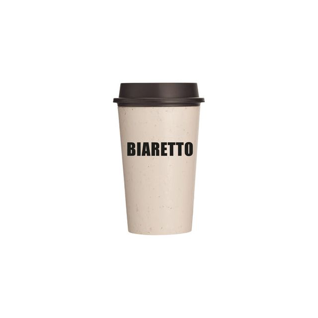 Biaretto - Now cup  herbruikba beker met deksel 340ml | 8 stuks