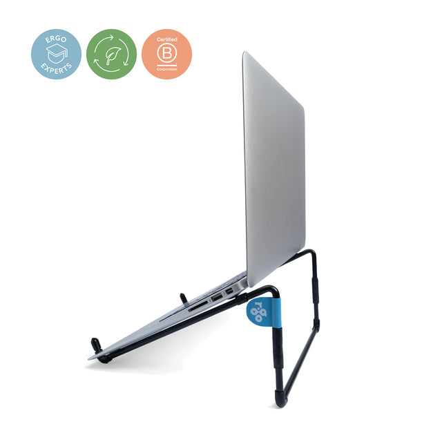 R-Go tools - R-Go Steel Travel laptopstandaard, zwart