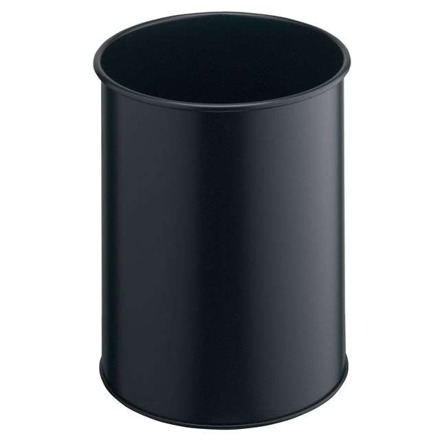 Durable - Paper bin 3301-01 15 liters round black