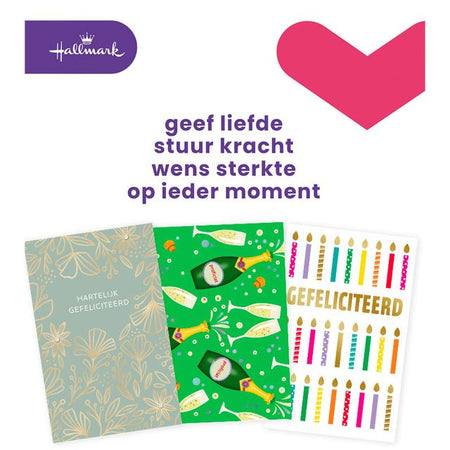 Hallmark -  Wenskaart  business box verjaardag 6 stuks