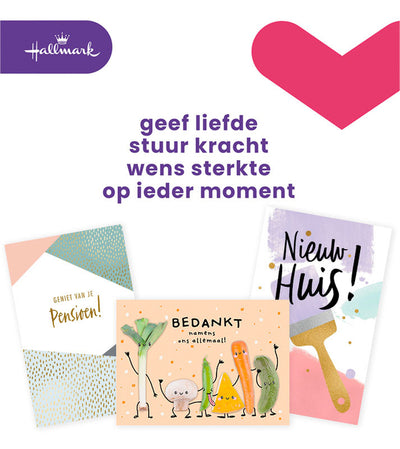 Hallmark -  Wenskaart  business box diversen 12 stuks