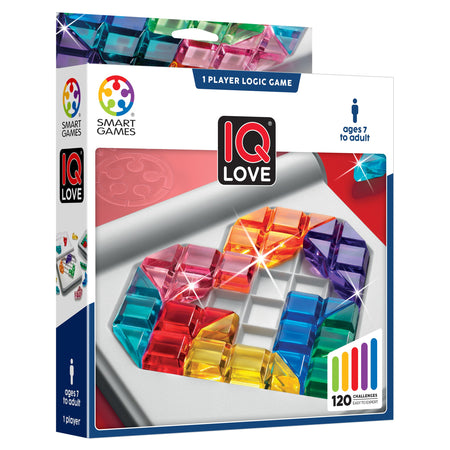 Smartgames -  Display 8 st:iq love (120 opdrachten)
