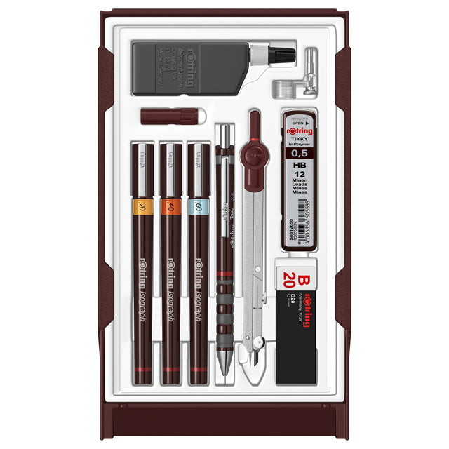 Rotring - Tekenset isograph 7-delig