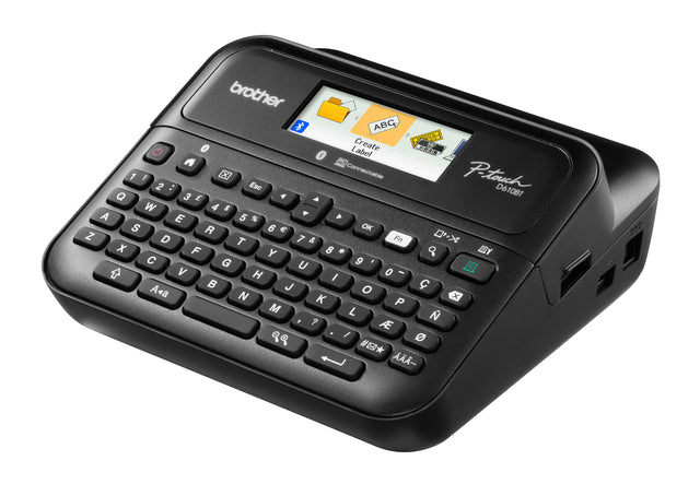 Brother -  PT-D610BTVP labelprinter Thermo transfer 180 x 360 DPI 30 mm/sec Bedraad en draadloos TZe Bluetooth