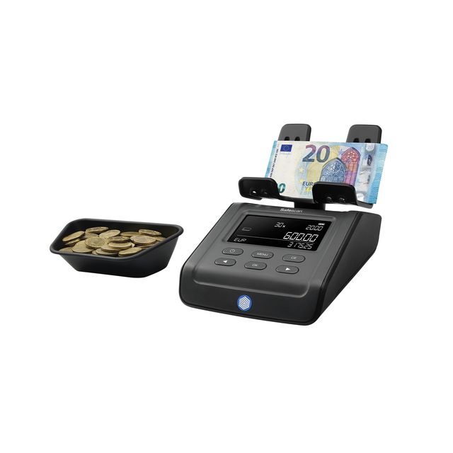 Safescan - Báscula contadora de dinero 6175 negra