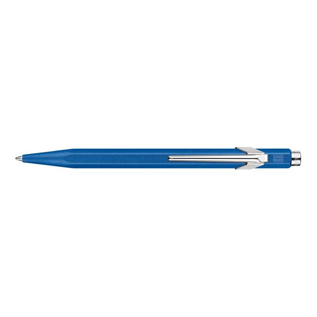 Caran D'Ache - Ballpen Caran d'Ache Colormat -X 849 Blue | Boîte extérieure une pièce de 2