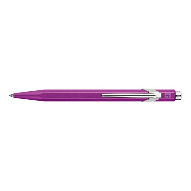 Caran D'Ache - Ballpen Caran D'Che Colormat -X 849 Violet | Boîte extérieure une pièce de 2