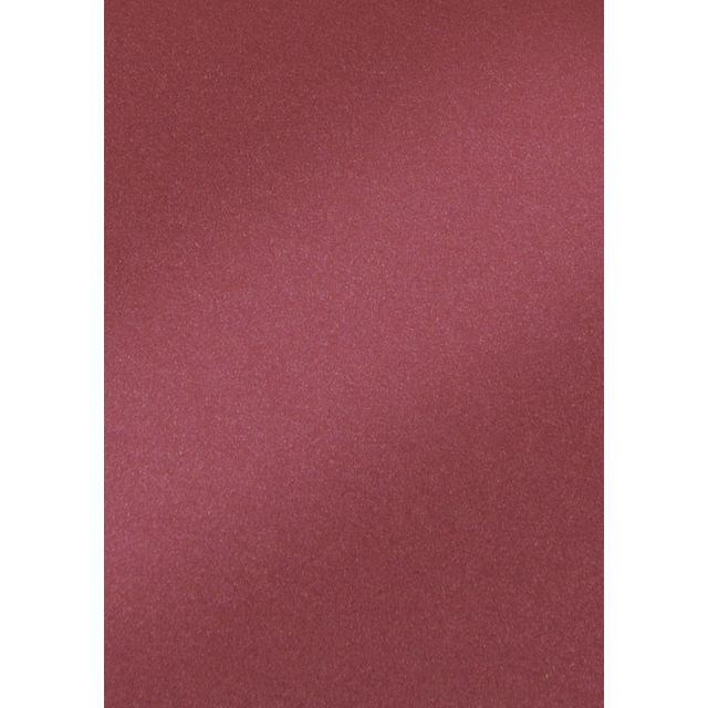 Folia Paper - Photo cardboard Folia 2-sided 50x70cm 250gr mother of pearl nr22 dark red | 10 pieces