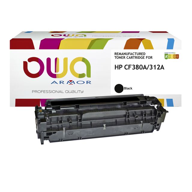 OWA -  Tonercartridge  hp cf380a zwart