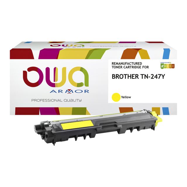 Owa - Toner Owa Brother TN -247Y GEEL | 1 pièce