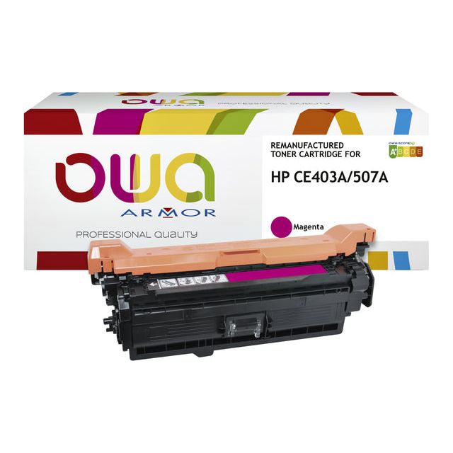 OWA - Tonercartridge owa hp ce403a rood