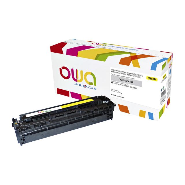 OWA - Tonercartridge Owa HP CE322A GEEL | 1 pièce