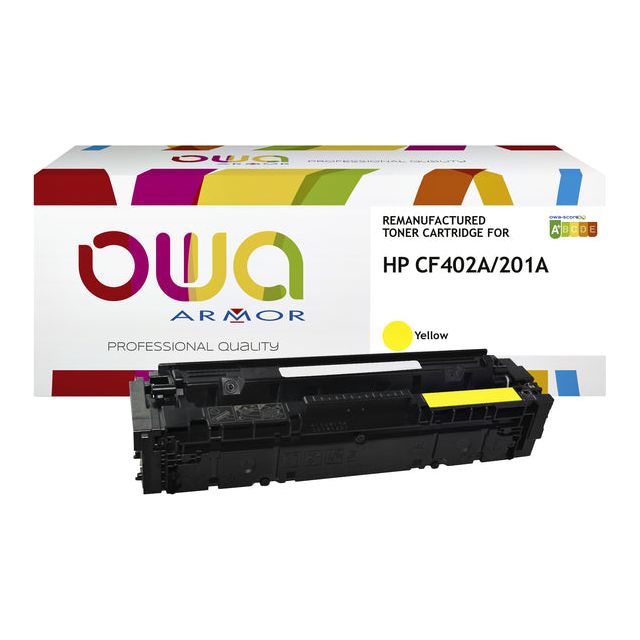 OWA - Tonercartridge Owa HP CF402A GEEL | 1 pièce