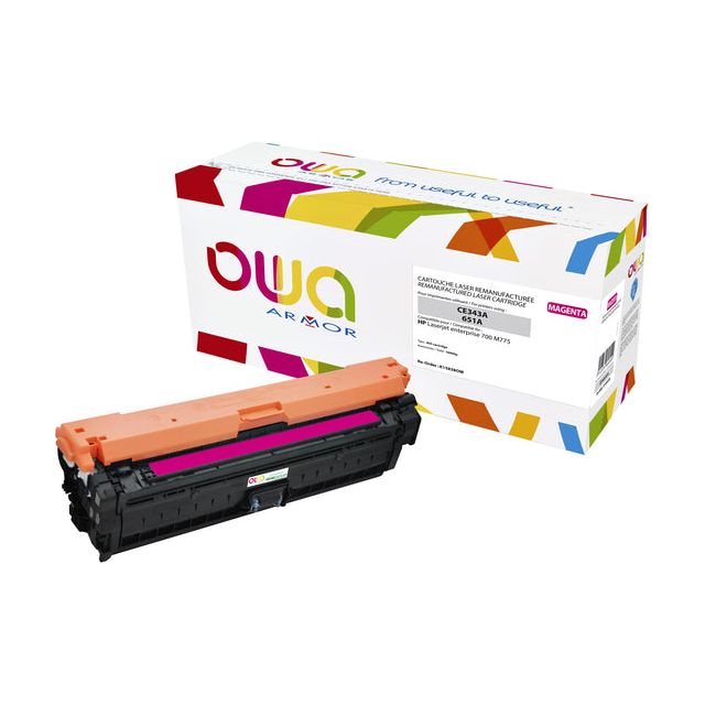 OWA - Tonercartridge owa hp ce343a rood