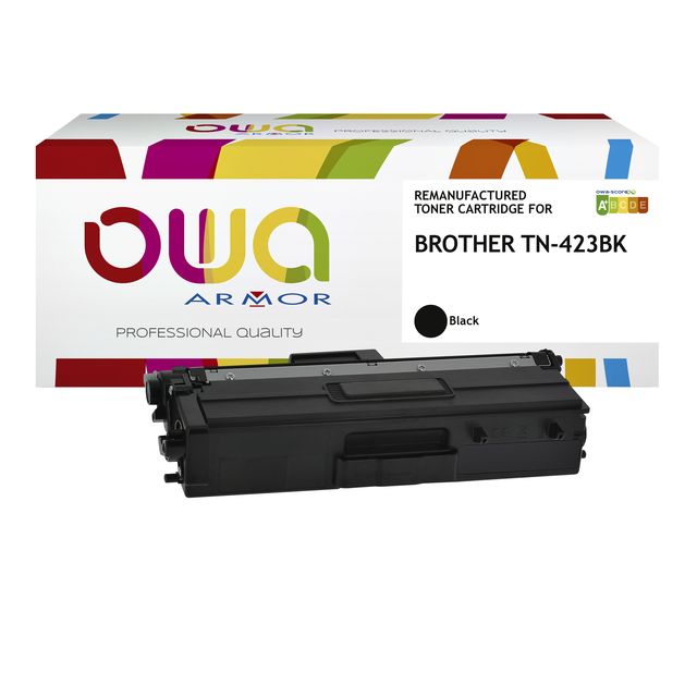 OWA -  Toner  alternatief tbv TN-423BK zwart