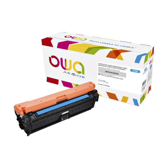 OWA - Tonercartridge owa hp ce741a blauw