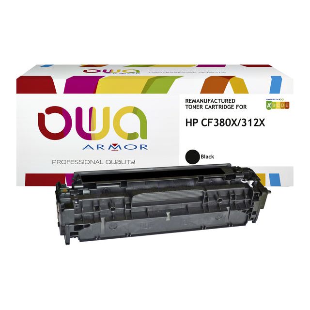 OWA - Tonercartridge Owa HP CF380X Black | 1 pièce