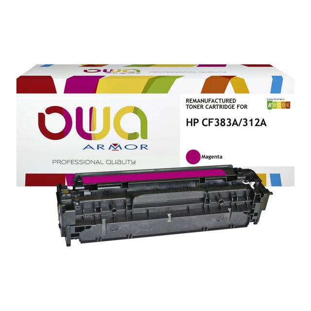 OWA - Tonercartridge OWA HP CF383A Rood | 1 Stück