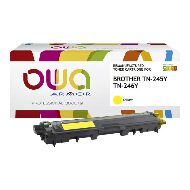 Owa - Toner Owa Brother TN -2445y Geel | 1 pièce