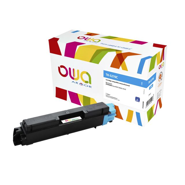 OWA -  Toner  alternatief tbv TK-5270C blauw