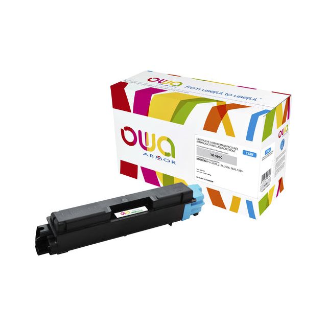 OWA - Toner owa kyocera tk-590c blauw