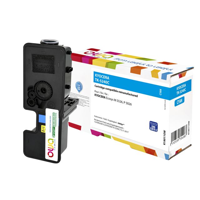 OWA - Alternativa de tóner para TK-5240C azul