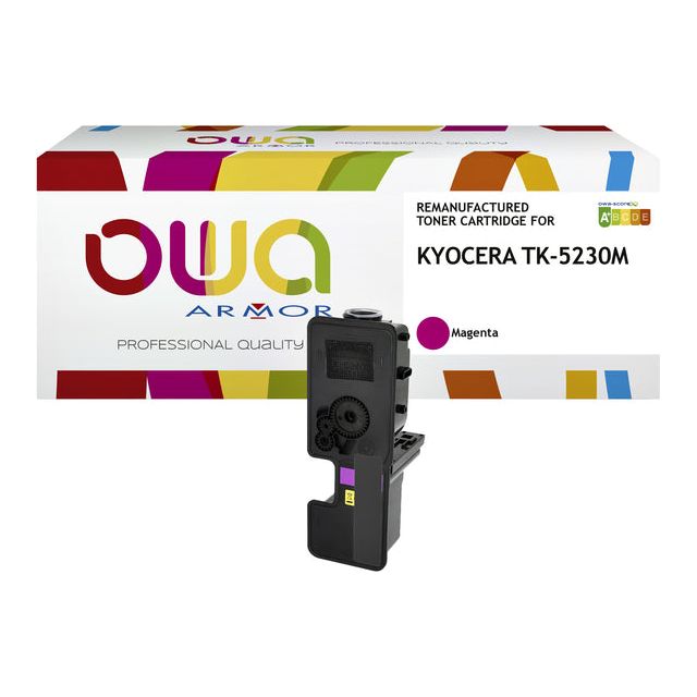 OWA - Toner owa kyocera tk-5230m rood