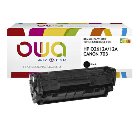 OWA -  Tonercartridge  hp q2612a zwart