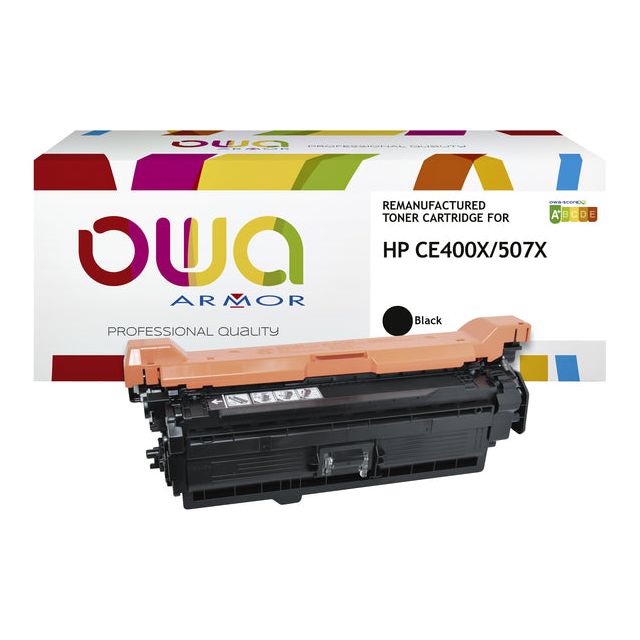 OWA - Tonercartridge owa hp ce400x zwart