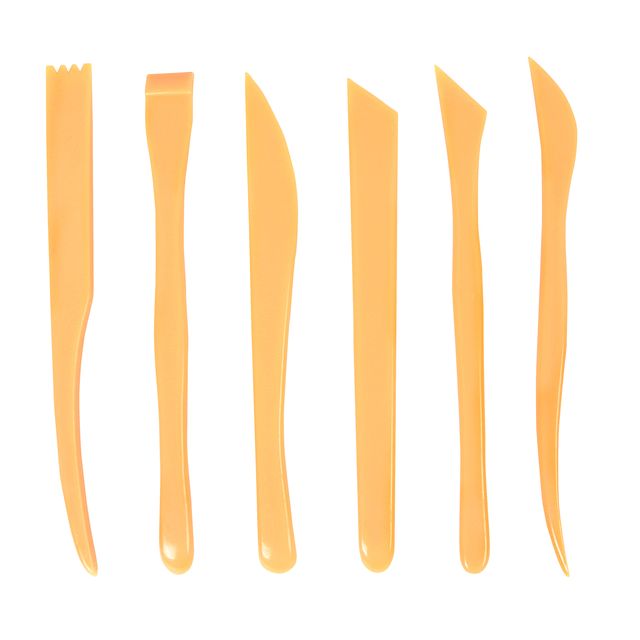 Conda -  Boetseerspatel  set à 6 stuks 20 cm plastic