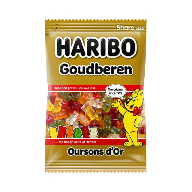 Haribo - Snoep haribo goudbeertjes zak 250gr | 10 stuks