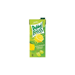 DubbelFrisss -  Fruitdrank  witte druif citroen 1500ml