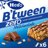 Hero - Snack B'tween chocolate con leche zero pack 6 barrita 20gr | 10 piezas