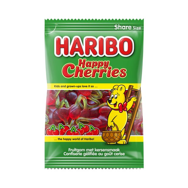 Haribo -  Snoep  kersen zak 250gr | 10 stuks