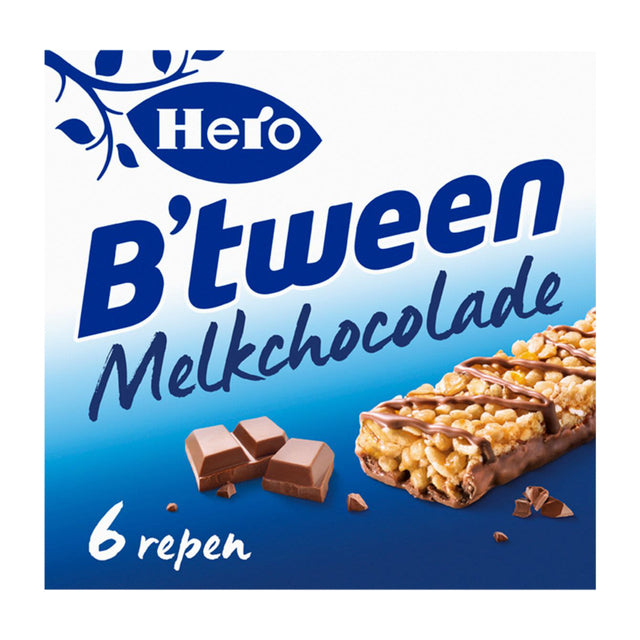 Hero - Snack B'tween chocolat au lait 6pack barre 25gr | 10 pièces