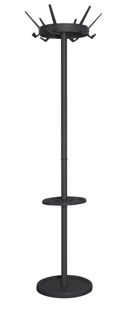 Vepa Bins -  Kapstok Crown 18 haken staand zwart