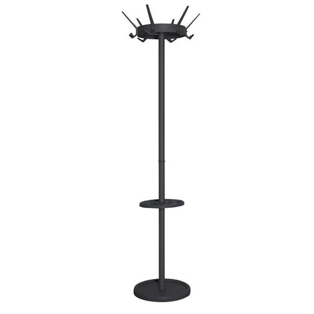 Vepa Bins -  Kapstok crown 18 haken staand zwart