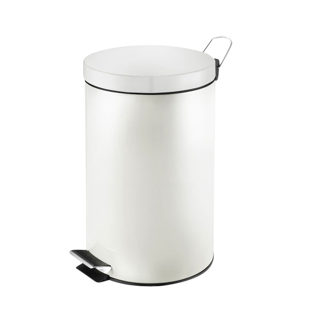 Vepa Bins - Pedal bin 12 liters white