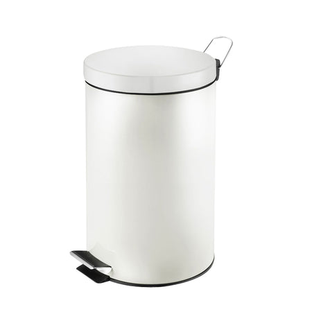 Vepa Bins - Pedal bin 12 liters white